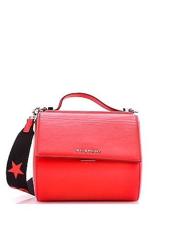 Givenchy Logo Strap Pandora Box Bag Leather Mini (view 1)