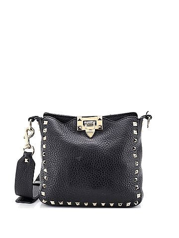 Valentino Garavani Rockstud Flip Lock Messenger Bag Leather Mini (view 1)
