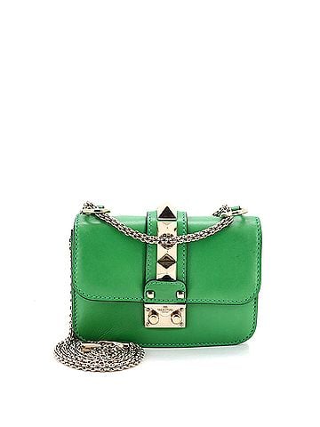 Valentino Garavani Glam Lock Shoulder Bag Leather Mini (view 1)