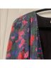 WAYF Multicolor Floral Sequin Low V-Neck Faux Wrap Mini Dress Casual Dress - photo 7