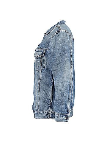 Alexander Wang Alexander Wang Daze Oversized Denim Jacket in Blue Cotton (view 2)