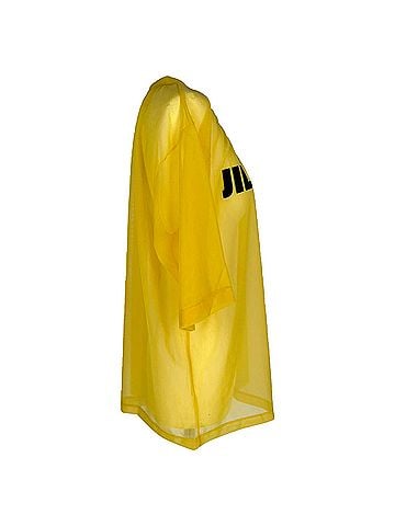 Jil Sander Jil Sander Logo Top in Yellow Polyamide (view 2)