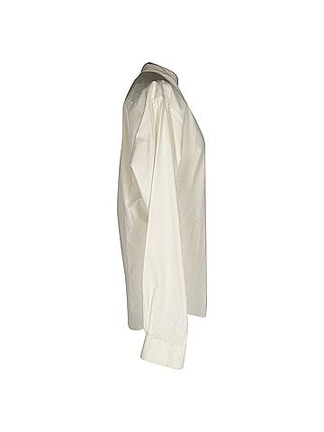 Shanghai Tang Shanghai Tang Button-Down Shirt in White Cotton (view 2)