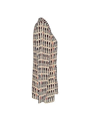 Prada Prada Lipstick-Print Button-Down Shirt in Multicolor Silk (view 2)