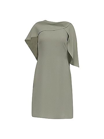 Ralph Lauren Lauren Ralph Lauren Cape Dress in Mint Green Polyester (view 1)