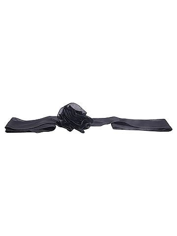 Zimmermann Zimmermann Flower Neck Scarf in Black Viscose (view 1)