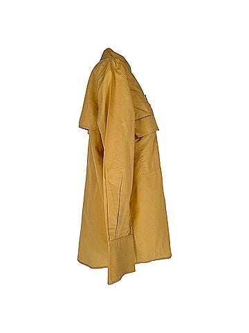 Joseph Joseph Button-Down Multi-Pocket Shirt in Yellow Cotton (view 2)