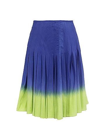 Moschino Moschino Tie-Dye Print Midi Skirt in Multicolor Cotton (view 1)