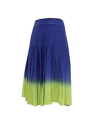 Moschino Moschino Tie-Dye Print Midi Skirt in Multicolor Cotton (view 2)