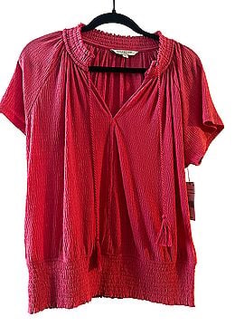 Liverpool Los Angeles Short Sleeve Blouse (view 1)
