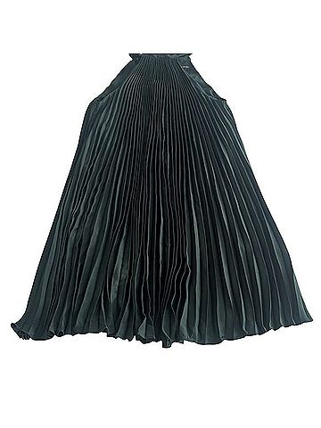 Banana Republic Halter Pleated Mini Dress Casual Dress (view 2)