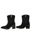 Vivaia Black Ankle Boots Size 10 - photo 2