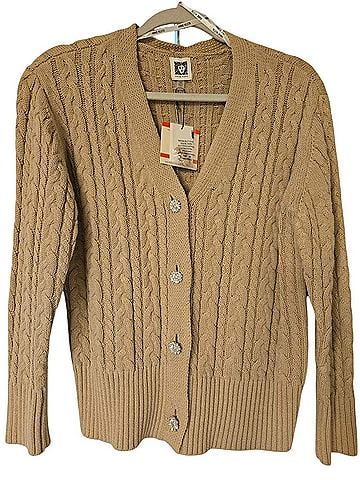 Anne Klein Wool Cardigan (view 1)