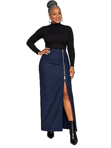 Parker Denim Skirt (view 1)