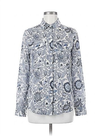 Gold Hawk Paisley Blouse Blue in Blue Multi (view 1)
