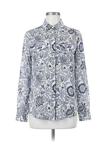 Gold Hawk Paisley Blouse Blue in Blue Multi (view 1)