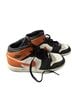 Nike Black Orange White Sneakers Size 4 1/2 - photo 1