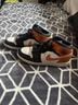 Nike Black Orange White Sneakers Size 4 1/2 - photo 3