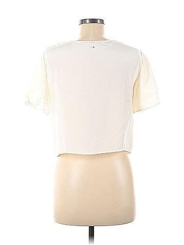 Cuyana Cuyana Short Sleeve Silk Top (view 2)