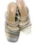 Nine West Cream Multi-Strap Square-Toe Heeled Mules Heels - photo 2
