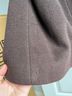 Calvin Klein 100% Lambswool Brown Wool Coat Size 8 - photo 4