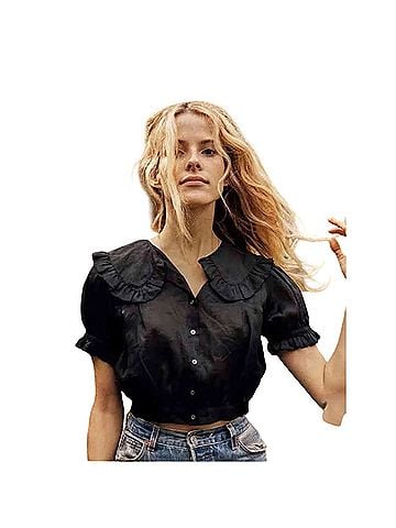 DÔEN Sparrow Short Sleeve Blouse (view 1)