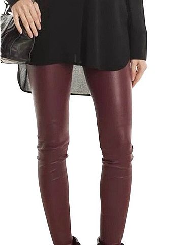 Vince. Lambskin Leather Skinny Pants Leather Pants (view 1)