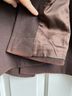 Calvin Klein 100% Lambswool Brown Wool Coat Size 8 - photo 10