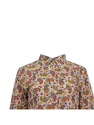 ETRO Etro Paisley Print Short Sleeve Shirt in Multicolor Cotton (view 2)