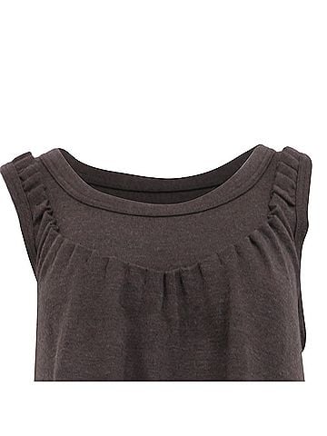 Marc Jacobs Marc Jacobs Brown Sleeveless Dress in Brown Wool (view 2)