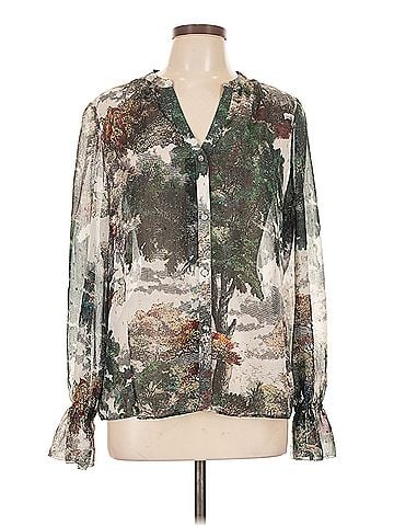 White House Black Market White House Black Market Long Sleeve Blouse (view 1)