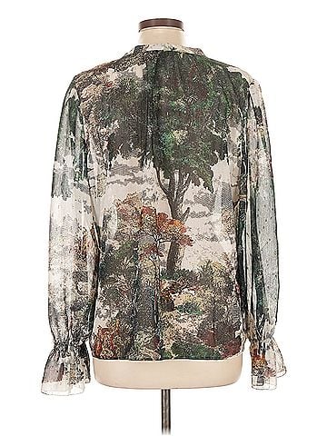 White House Black Market White House Black Market Long Sleeve Blouse (view 2)
