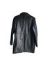 Alfani 100% Leather Black Leather Jacket Size M - photo 2