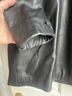 Alfani 100% Leather Black Leather Jacket Size M - photo 4