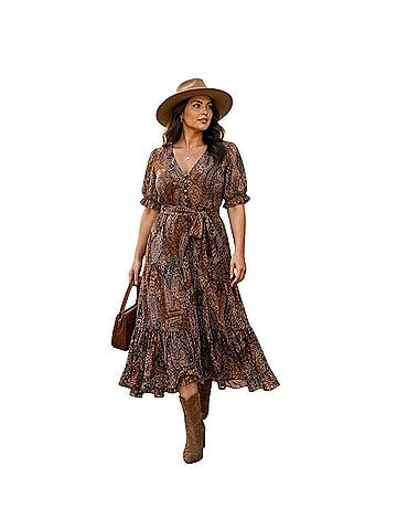 Lauren by Ralph Lauren Bohemian western paisley dress Cocktail Dress (view 1)