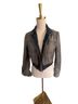 Cedric Charlier Blue Gray Denim Jacket Size 8 - photo 1