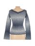 DKNY Blue Gray Pullover Sweater Size L - photo 2