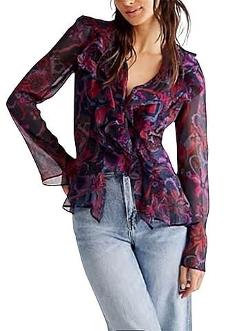 Free People Long Sleeve Blouse (view 1)