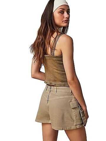 Free People Denim Skirt (view 2)