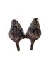 Vince Camuto Snake Print Blue Pink Green Heels Size 7 1/2 - photo 3