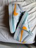 Nike Multi Color White Teal Sneakers Size 8 1/2 - photo 6