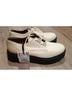 Zara 100% Leather White Flats Size EU 38 - photo 3