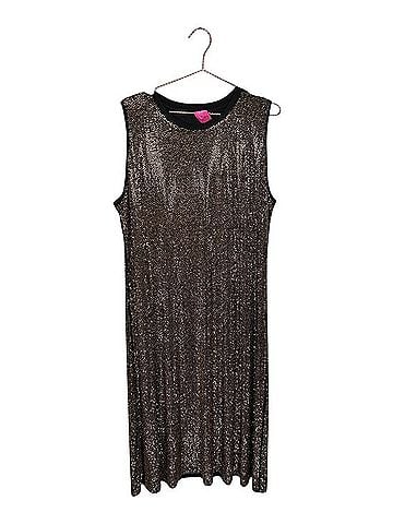 Queen of Sparkles Full Rhinestone Midi Dress Cocktail Dress (view 2)