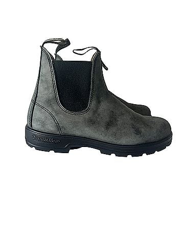 Blundstone 587 Classic Rustic Black Grey Nubuck Pull On Elastic Gore Size: AU 5 / US Women's 8 / US Men's 6 Ankle Boots (view 1)