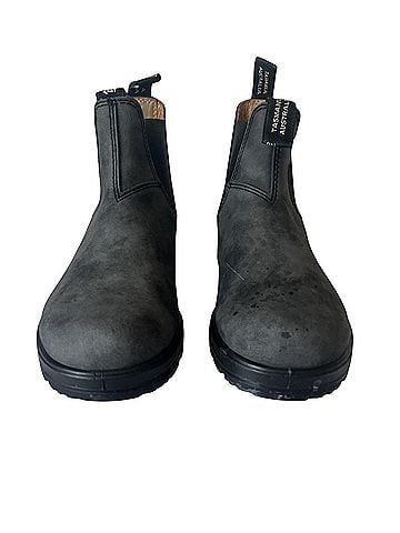 Blundstone 587 Classic Rustic Black Grey Nubuck Pull On Elastic Gore Size: AU 5 / US Women's 8 / US Men's 6 Ankle Boots (view 2)