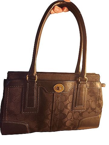 Coach Leather Satchel (view 1)