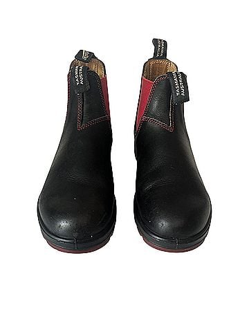 Blundstone 1316 Classic Black Leather Red Elastic Red Sole Pull On Size: AU 5 / US Women's 8 / US Men's 6 Boots (view 2)