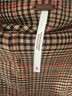 Free People Plaid Tan Black Track Pants Size 8 - photo 6