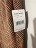 Free People Plaid Tan Black Track Pants Size 8 - photo 3