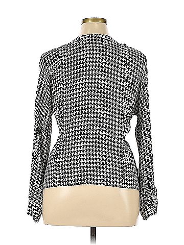 Anne Klein II Anne Klein Ii 3/4 Sleeve Silk Top (view 2)